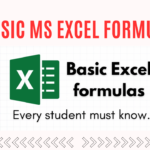 BASIC EXCEL FORMULAS