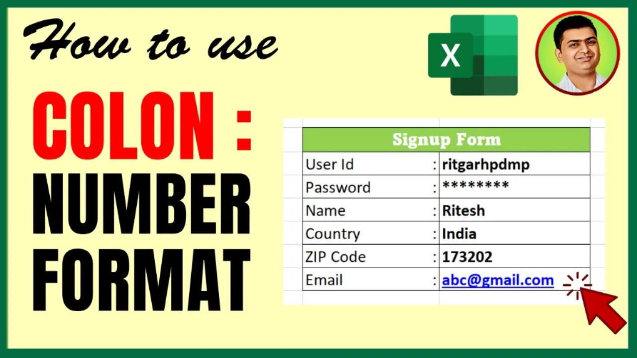 How to Insert Colon in MS Excel Data Quickly || Custom Number Formatting in MS Excel