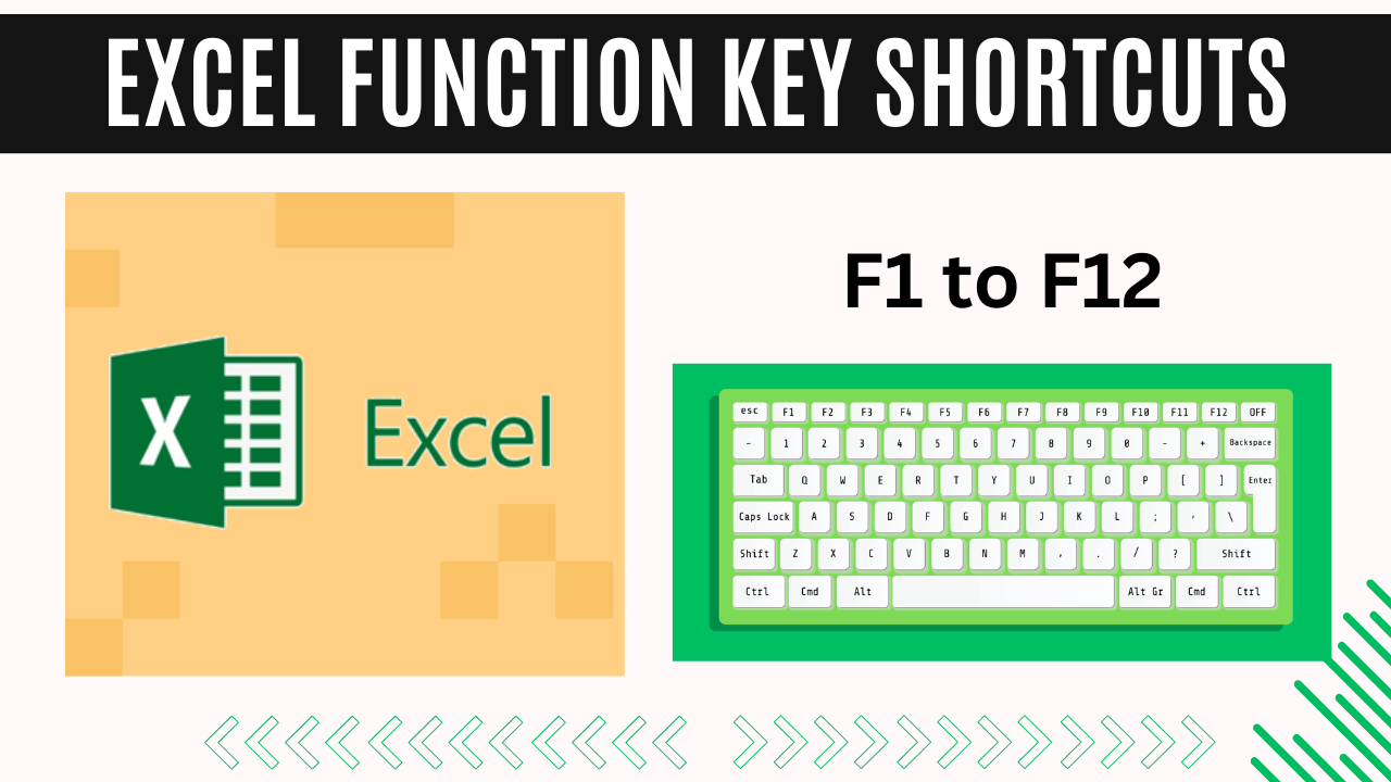 EXCEL FUNCTION KEY SHORTCUTS