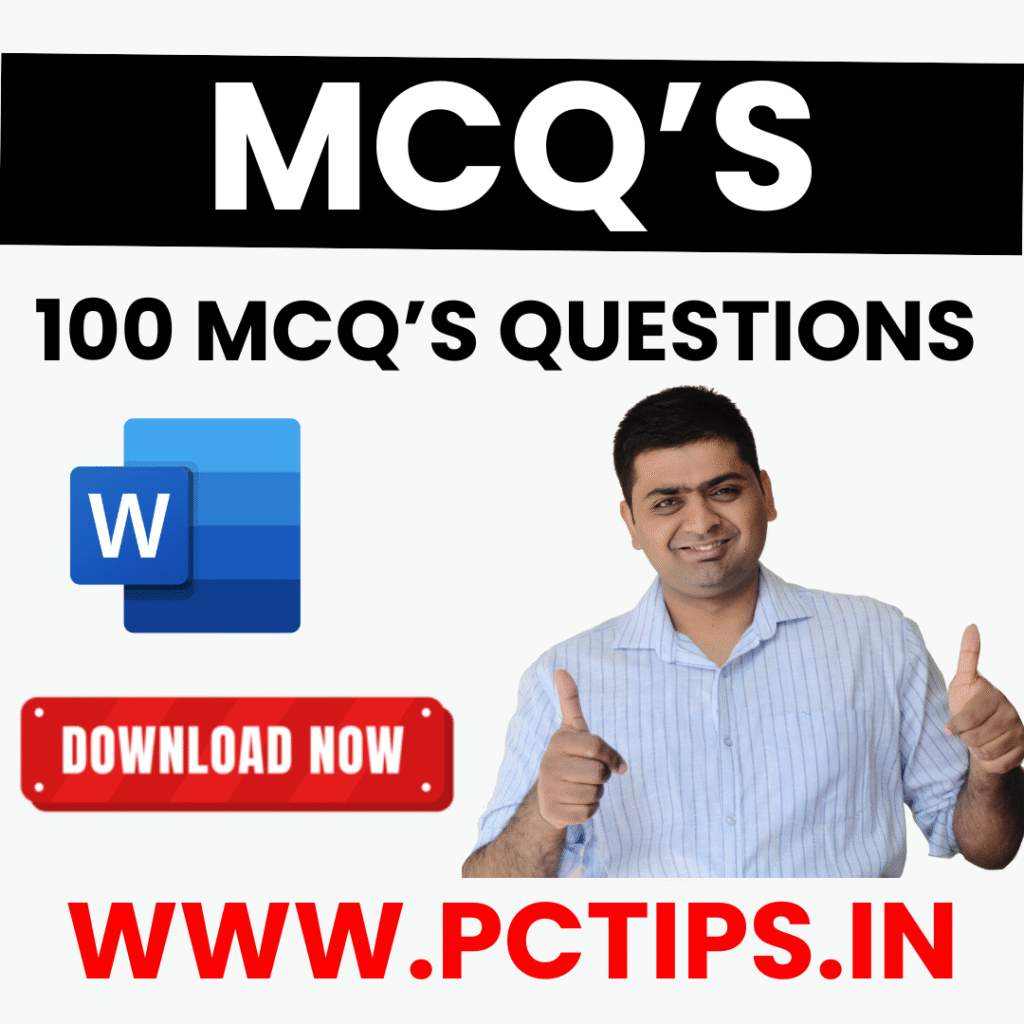 MS WORD MCQS QUESTIONS