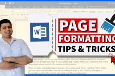 💡MS WORD FORMATTING TRICKS: APNE DOCUMENT KO PROFESSIONAL LOOK DENE KE LIYE 10 SMART TIPS