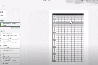 FIT LARGE DATA TO ONE SHEET IN EXCEL WITHOUT SHRINKING DATA QUICKLY