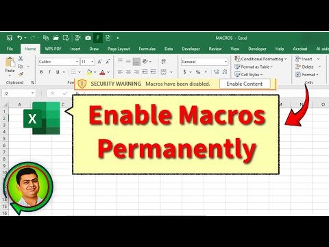 enable macros permanently in excel