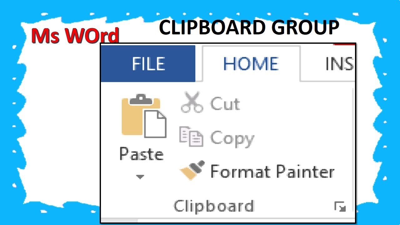 MS WORD CLIPBOARD GROUP क्या है ?