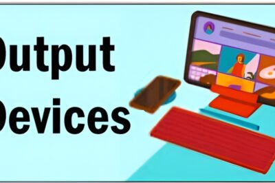 OUTPUT DEVICE IN HINDI